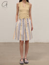 BASERANGE French-made organic cotton striped shorts (BAS-SHST-PO-SU25-MARTINIQUE STRIPE)